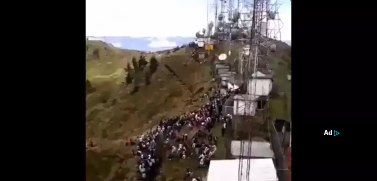 Povo do Equador desliga antenas de TV