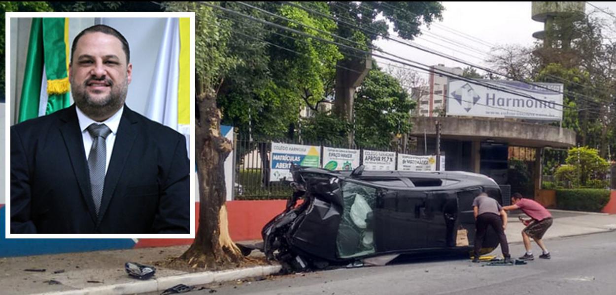 Local do acidente no qual faleceu o ex-vereador Ramon Santos