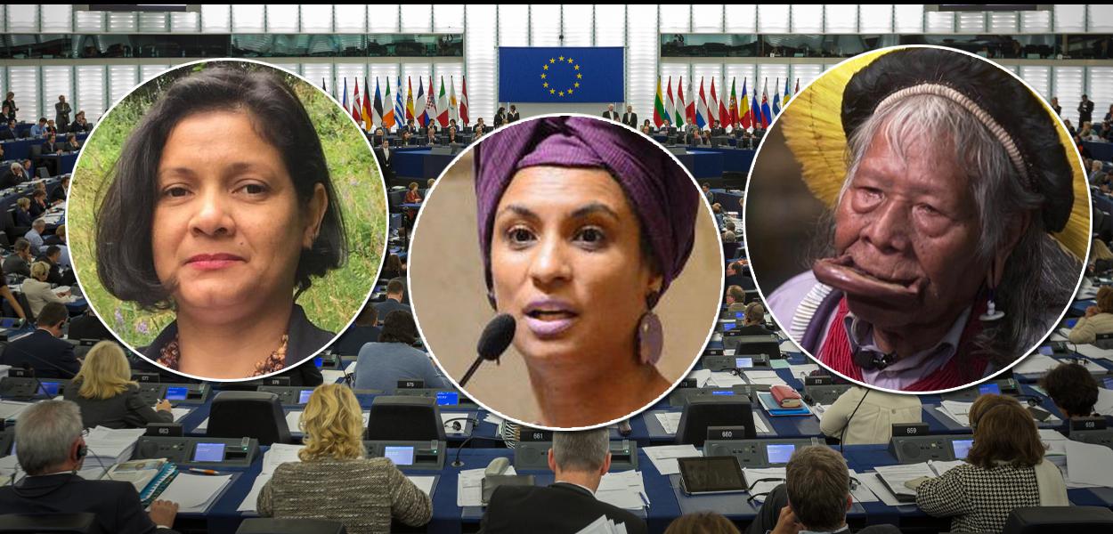 Raoni, Claudelice Silva dos Santos e Marielle Franco disputam prêmio Sakharov