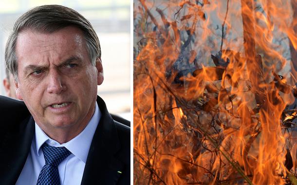 Bolsonaro e queimadas na Amazônia