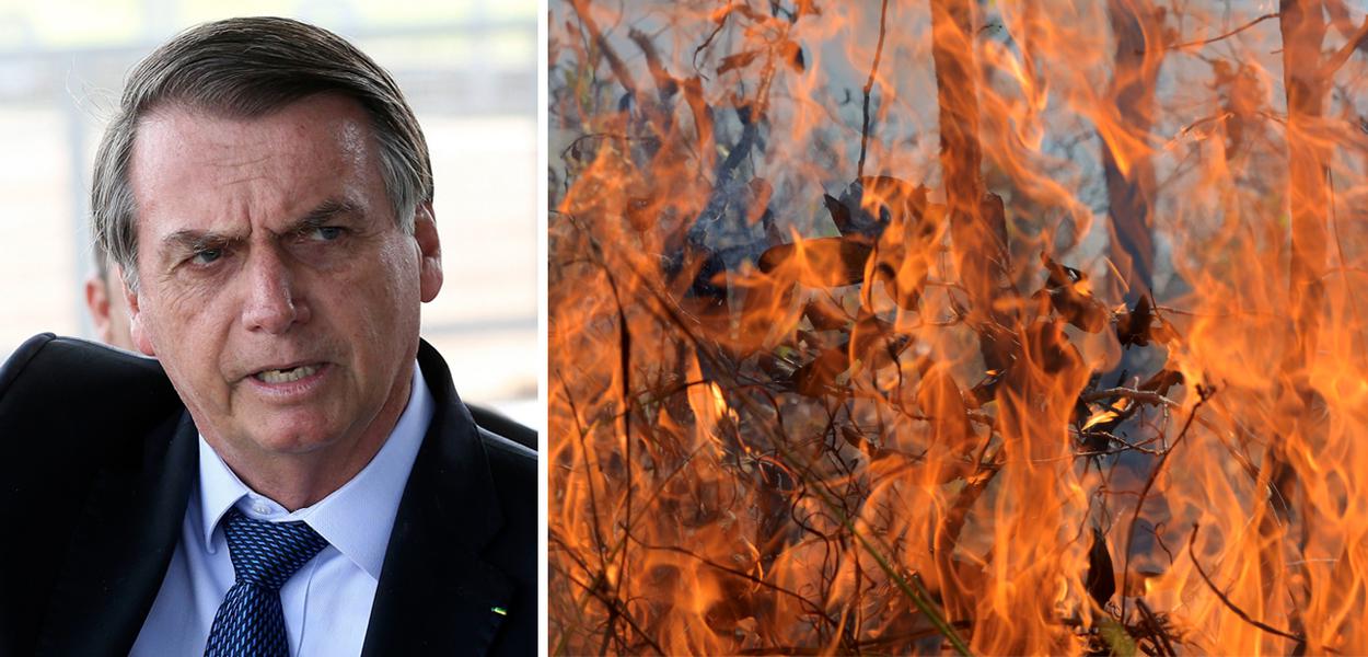 Bolsonaro e queimadas na Amazônia