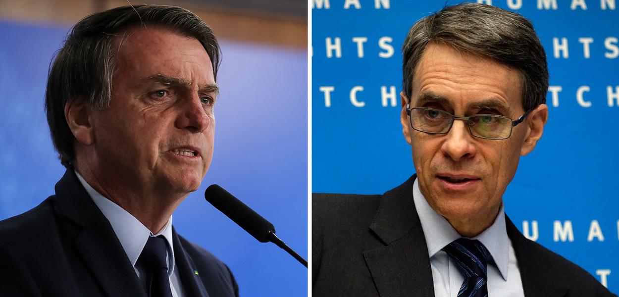 Jair Bolsonaro e Kenneth Roth