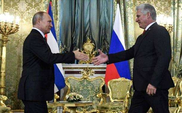 Putin e Díaz-Canel