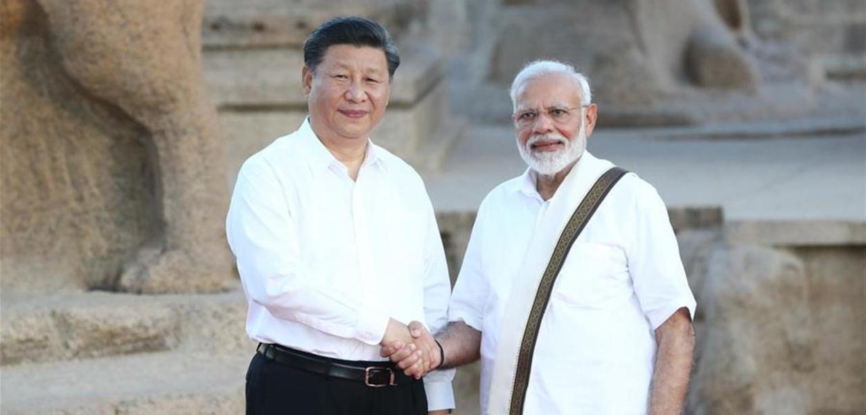 Xi Jinping e Narendra Modi