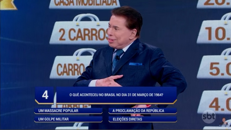 Silvio Santos, dono do SBT e apresentador