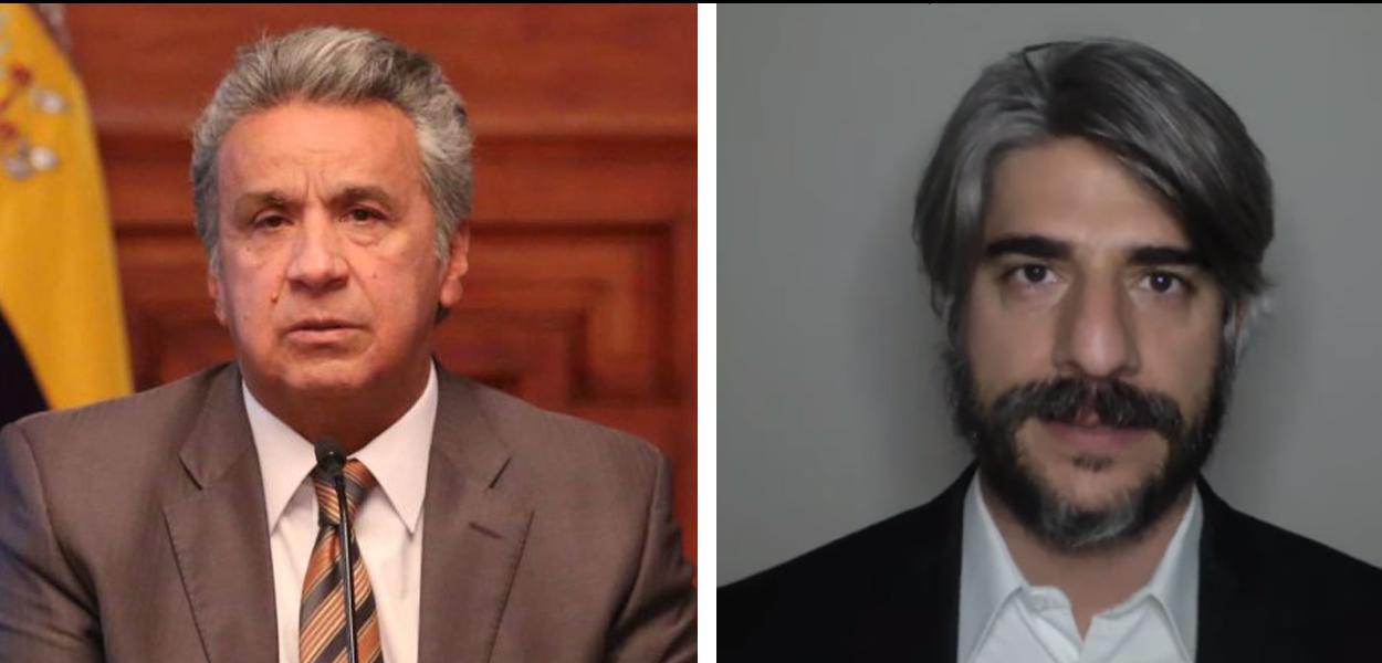 Lenín Moreno e Amauri Chamorro