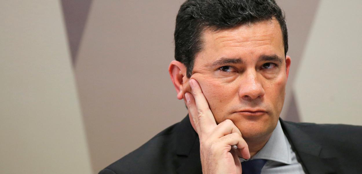 Brazil's Justice Minister Sergio Moro attends a commission of Constitution and Justice in the Brazilian Federal Senate in Brasilia, Brazil June 19, 2019. REUTERS/Adriano Machado