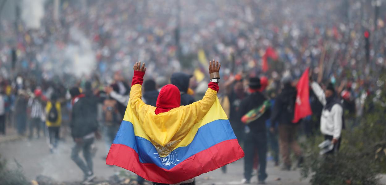 Protestos contra Lenín Moreno no Equador
