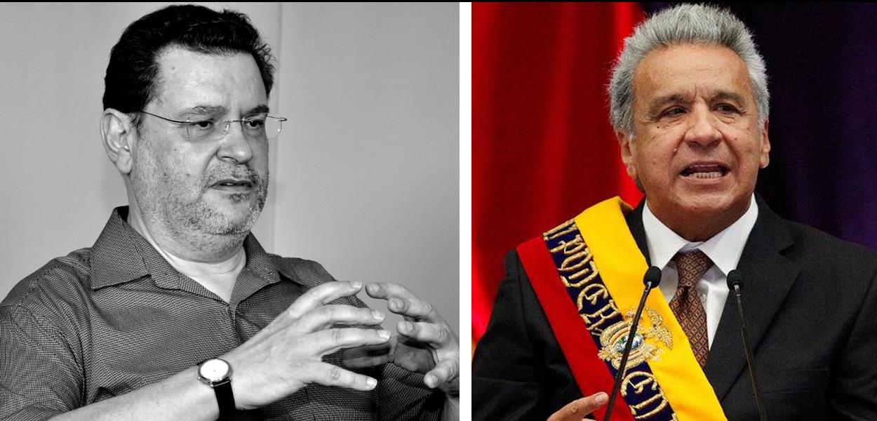 Rui Costa Pimenta e Lenín Moreno
