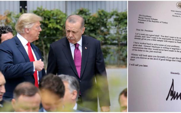 Carta de Trump a Erdogan