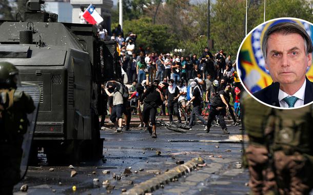 Protestos no Chile e Jair Bolsonaro