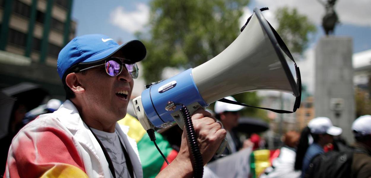 Protesto na Bolívia