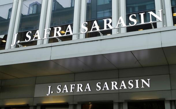 Fachada banco Safra Sarasin em Genebra, Suíça