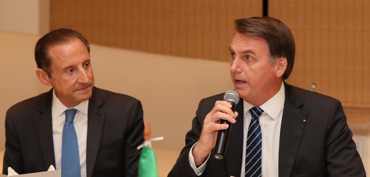 Paulo Skaf e Jair Bolsonaro na China
