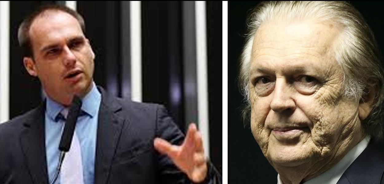 Eduardo Bolsonaro e Luciano Bivar