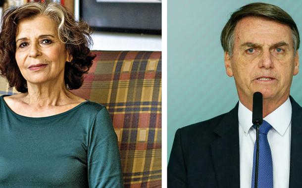 Poeta Alice Ruiz e Jair Bolsonaro