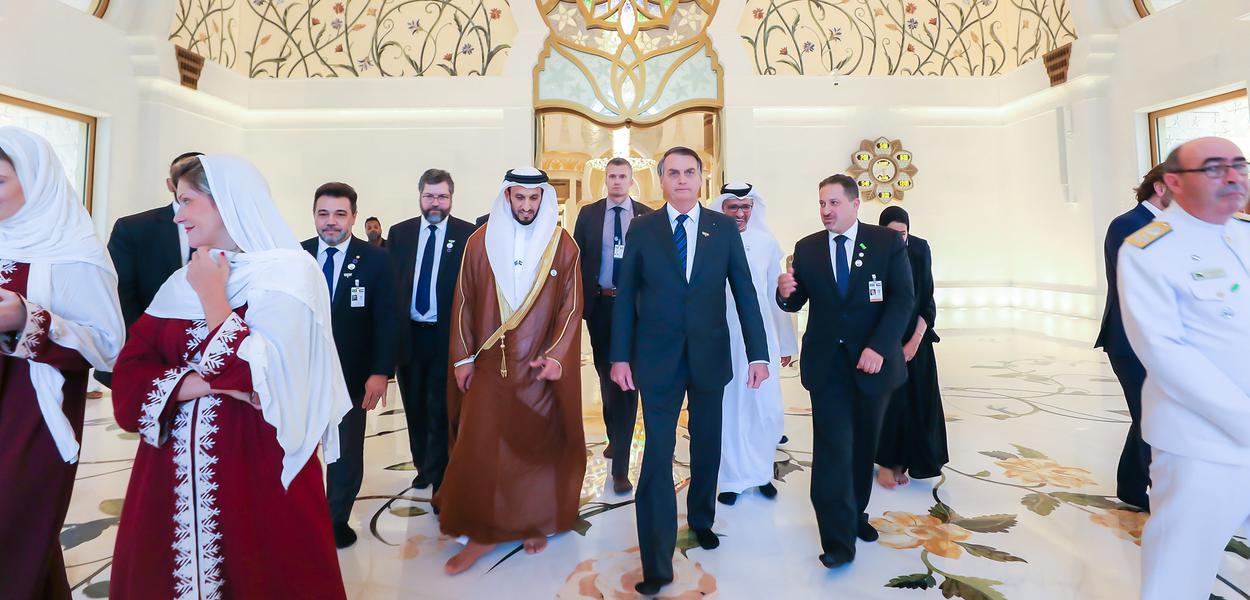 Jair Bolsonaro em Abu Dhabi