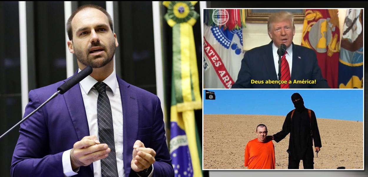 Eduardo Bolsonaro exalta Donald Trump