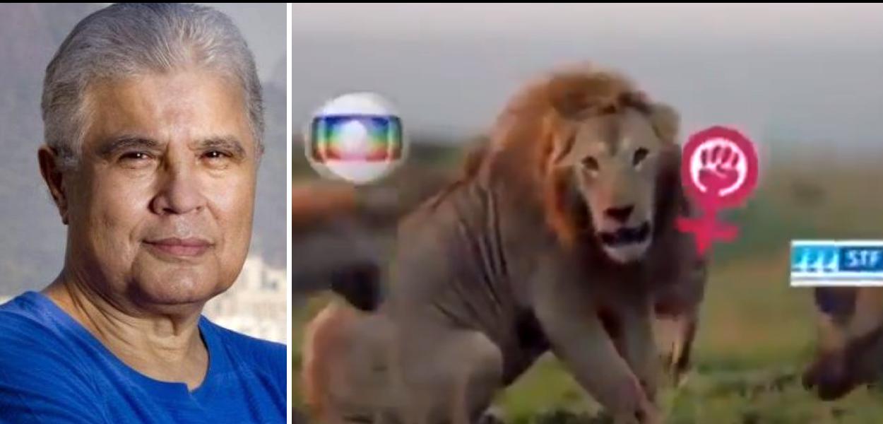 Ricardo Noblat critica vídeo com leões postado por Bolsonaro