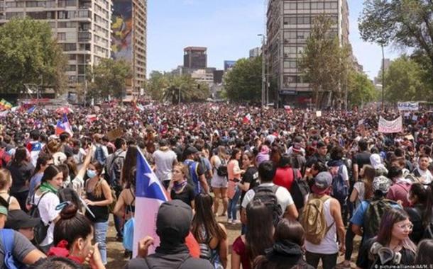 Manifestação no Chile