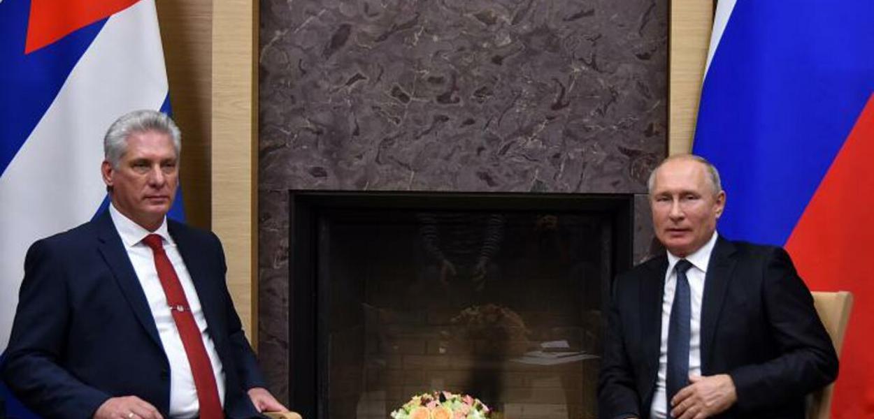 Díaz Canel e Putin