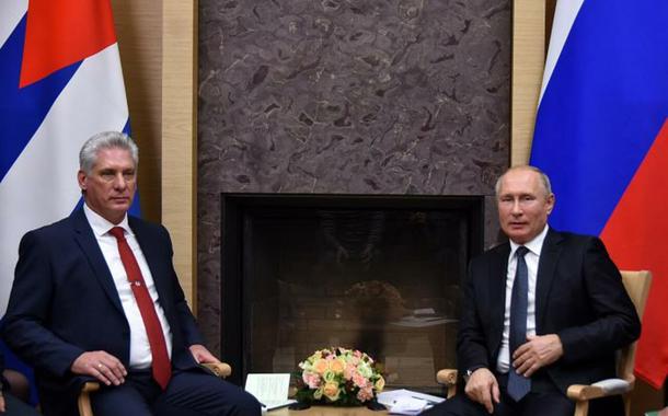 Díaz Canel e Putin