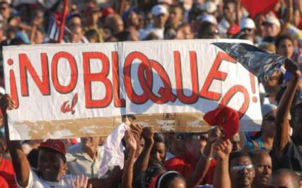 Não ao bloqueio
