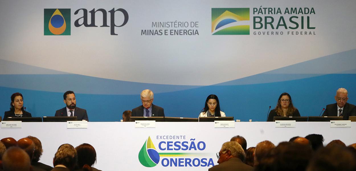 Leilão de excedentes da cessão onerosa, no Rio de Janeiro 06/11/2019