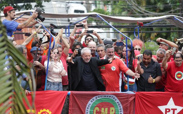 Lula no Sindicato dos Metalúrgicos do ABC, em São Bernardo