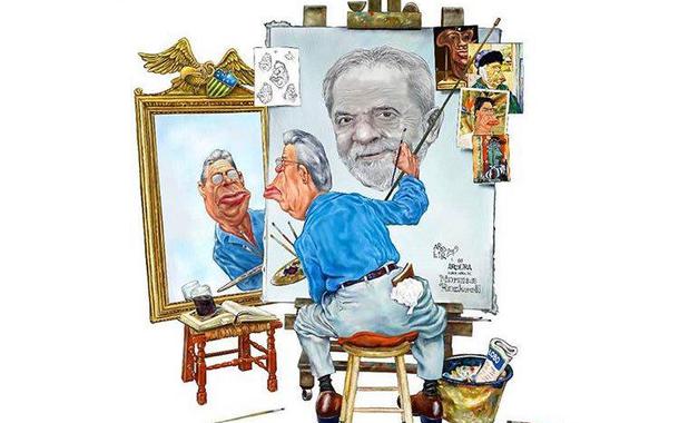 Ex-presidente Lula no Sindicato dos Metalúrgicos do ABC