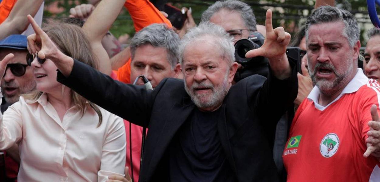 Lula no Sindicato do Metalúrgicos do ABC