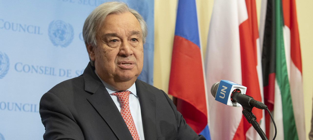 Antonio Guterrez, secretário-geral da ONU