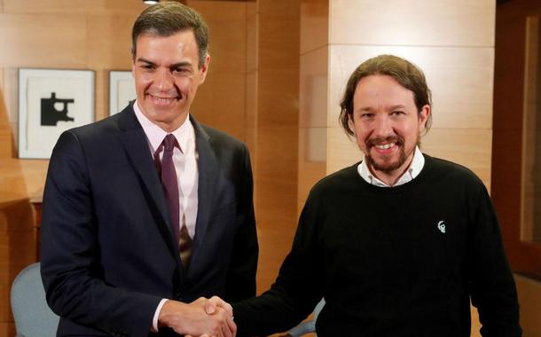 Pedro Sanchéz e Pablo Iglesias