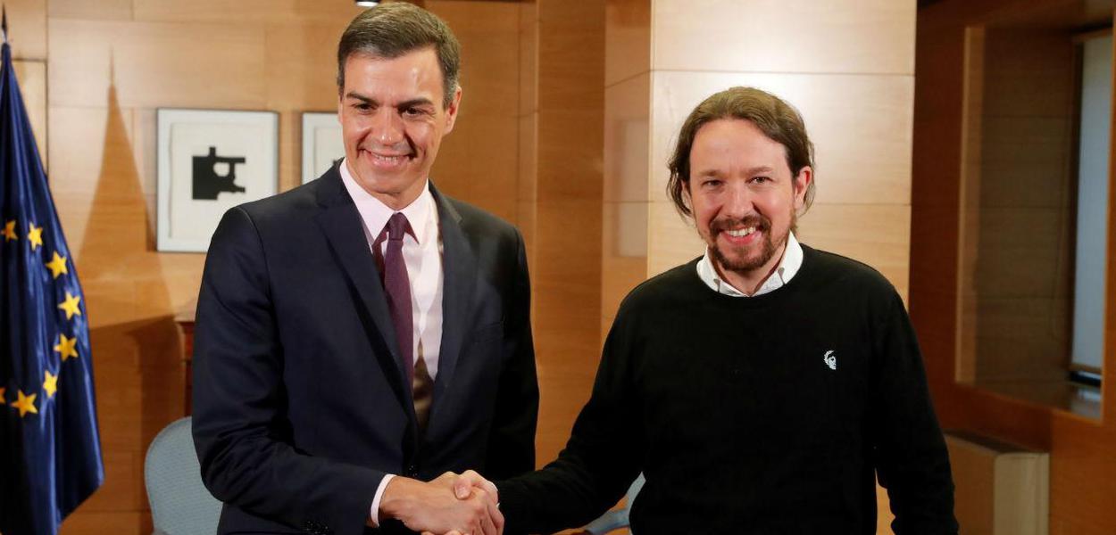Pedro Sanchéz e Pablo Iglesias