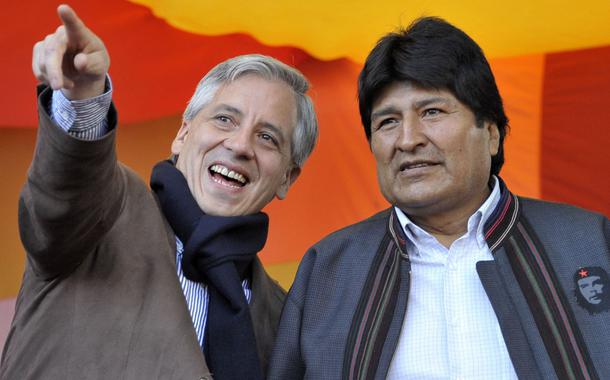 Alvaro García Linera e Evo Morales