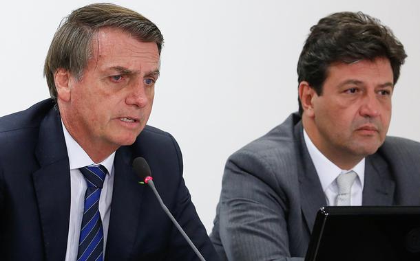 Jair Bolsonaro e Ministro da Saúde Luiz Henrique Mandetta