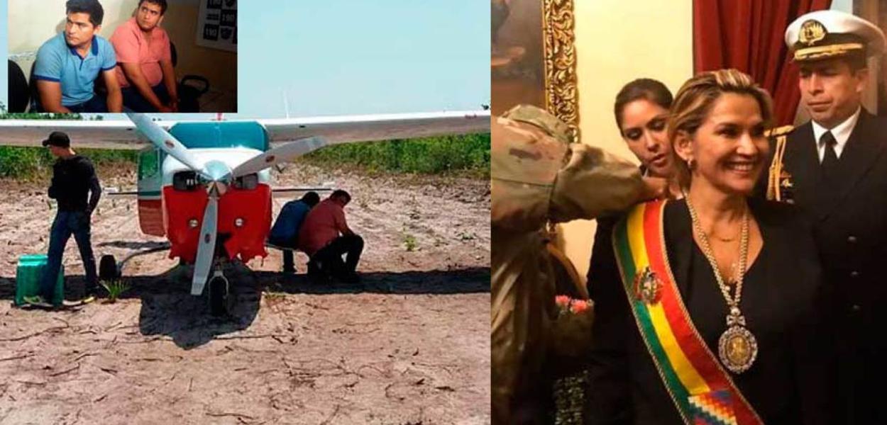 Jeanine Áñes  e seu sobrinho narcotraficante