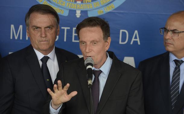 Jair Bolsonaro e Marcelo Crivella