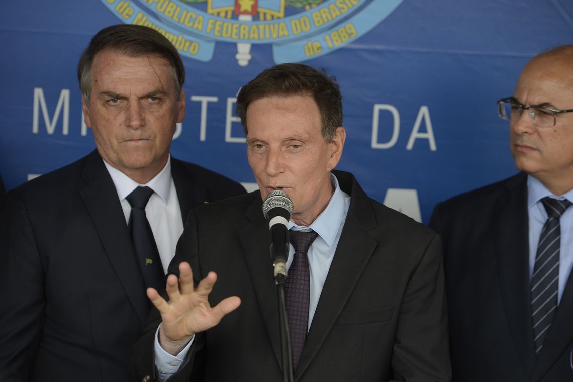 Jair Bolsonaro e Marcelo Crivella
