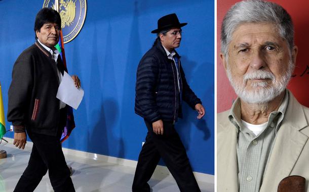 Evo Morales e Celso Amorim