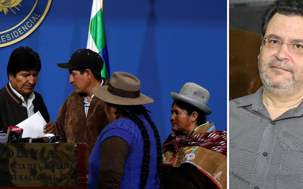 Evo Morales e Rui Costa Pimenta