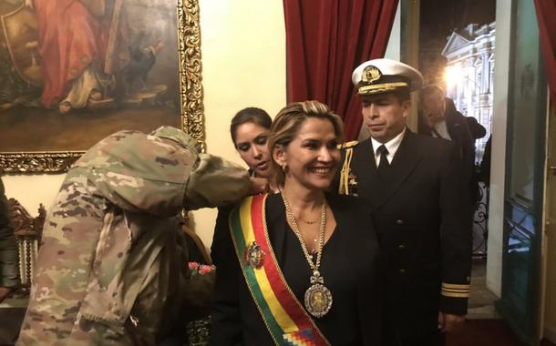 Jeanine Áñez, presidente autoproclamada da Bolívia