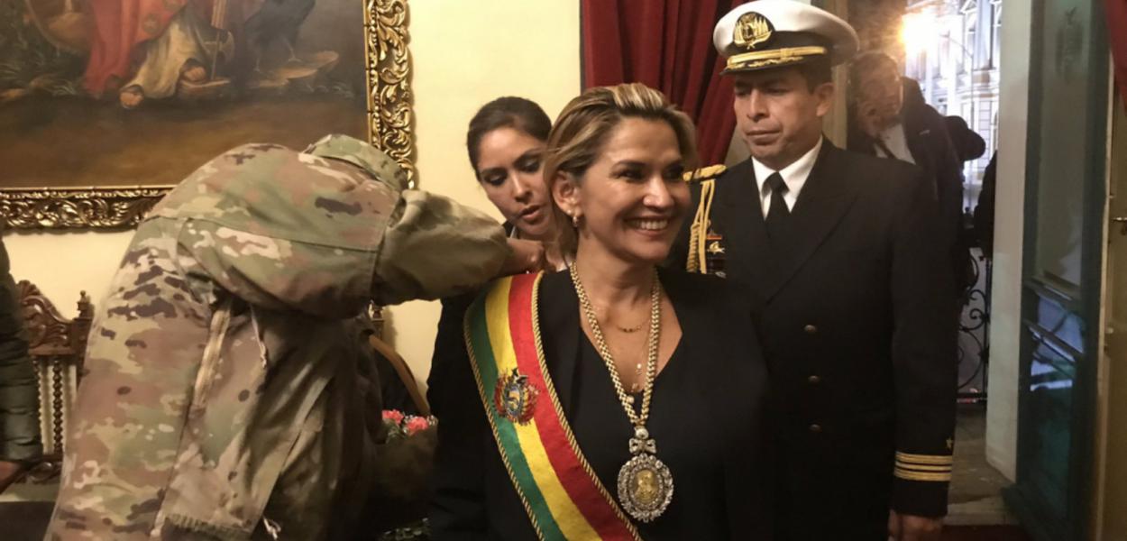 Jeanine Áñez, presidente autoproclamada da Bolívia