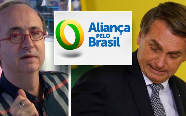 Reinaldo Azevedo e Jair Bolsonaro