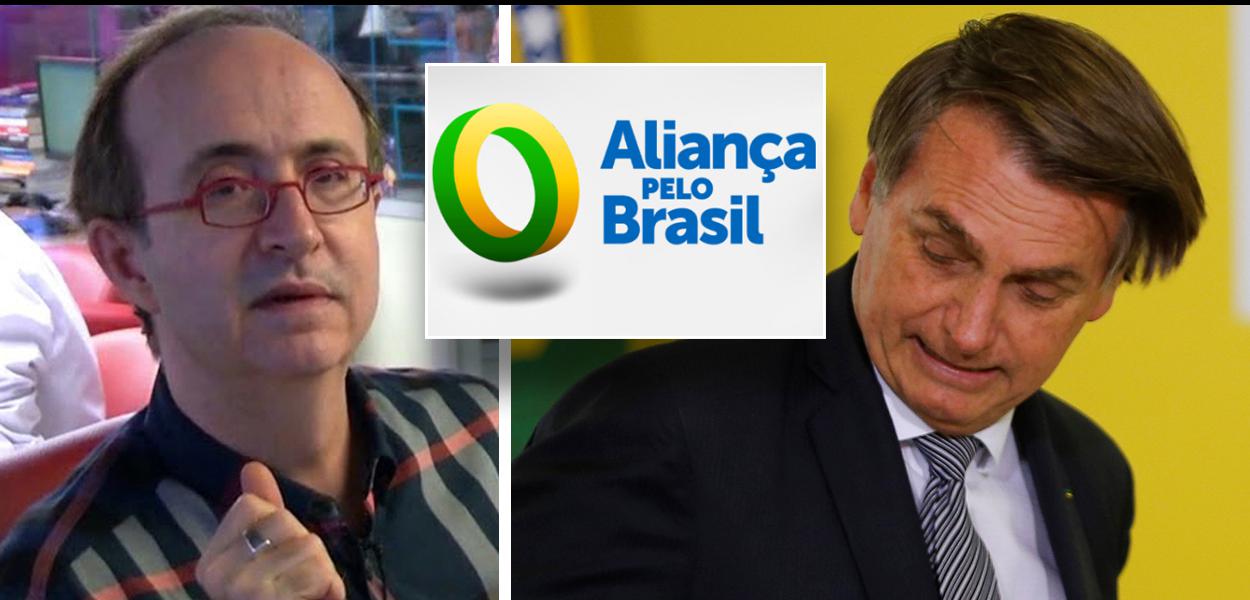Reinaldo Azevedo e Jair Bolsonaro