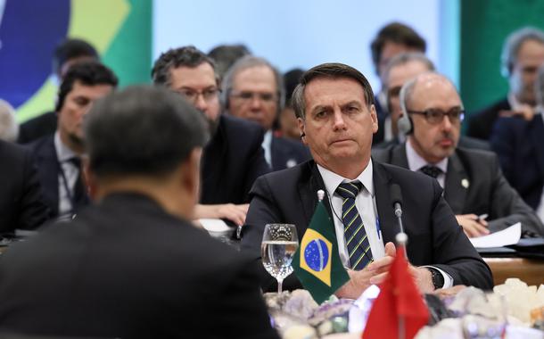 Jair Bolsonaro e Xi Jinping