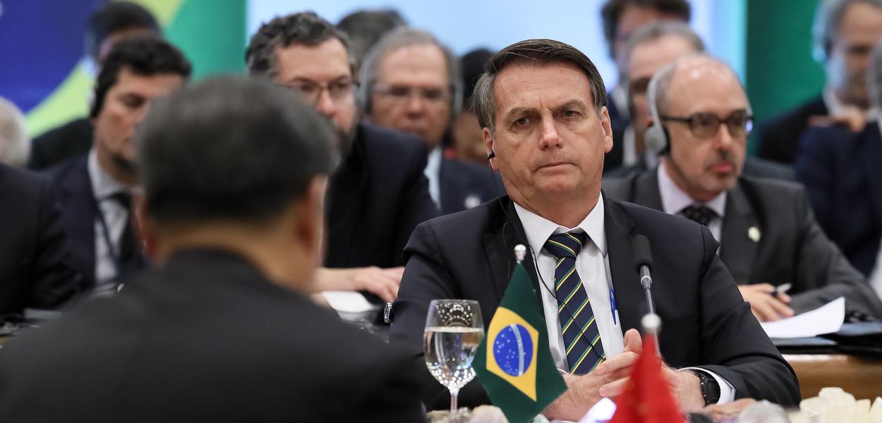 Jair Bolsonaro e Xi Jinping