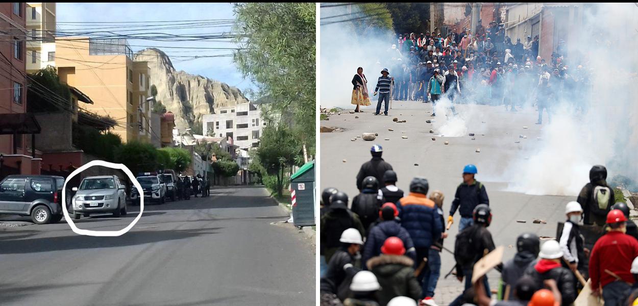 Protesto na Bolívia