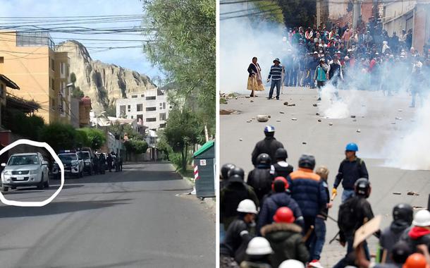 Protesto na Bolívia
