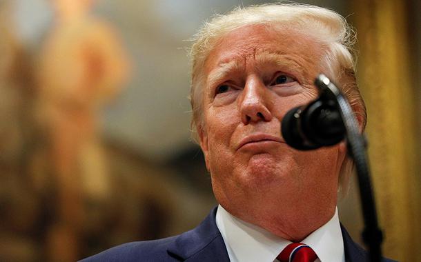 Presidente dos EUA, Donald Trump, na Casa Branca